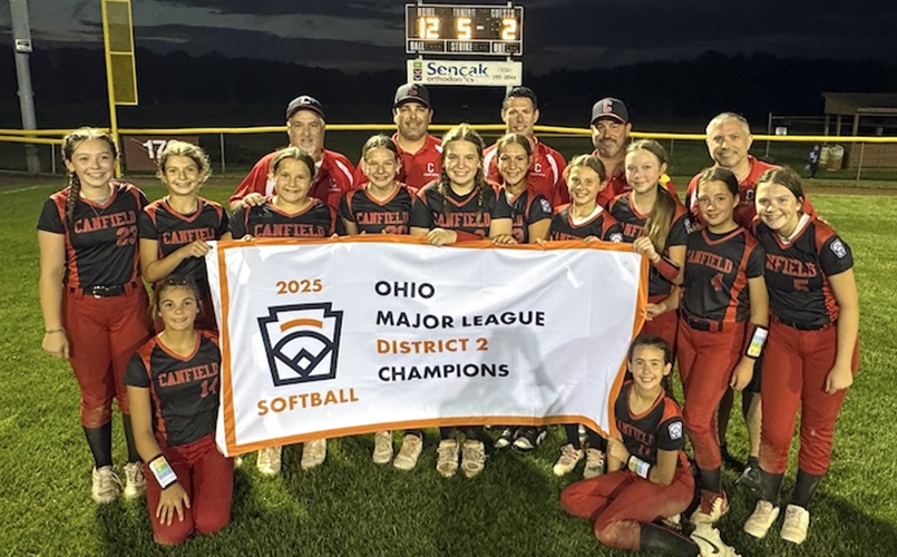 Canfield LL - 2025 Major Softball District 2 Champions
